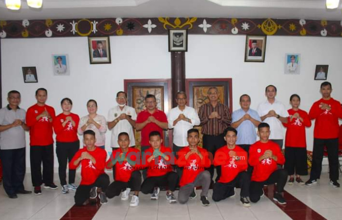 Bupati Nias Berangkatkan Kontingen Tim Wushu dan IPSI Pada Kejuaraan Pemprovsu