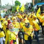 Dekatkan Golkar di Basis Pedesaan Lewat Jalan Sehat di Lumajang