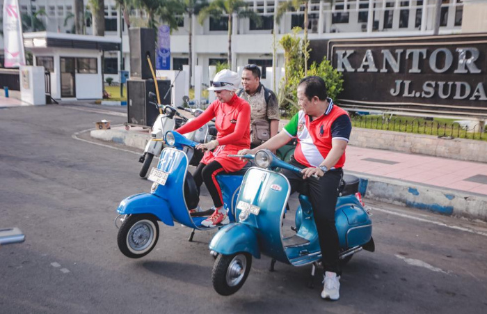 Gelar Scooter Festival, Bupati Hendy_ Yok Skuter Mania Kumpul di Jember