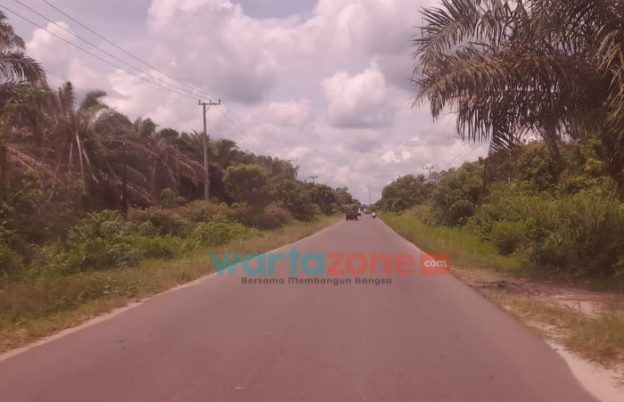 Jalan Mulus Beraspal Menuju Pantai Ujung Pandaran Manjakan Pengunjung