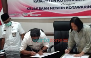 Perjanjian kerjasama Badan Pendapatan Daerah Bersama Kejari Kotawaringin Timur