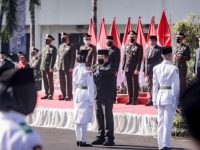Sejumlah Pelajar Dikukuhkan Menjadi Paskibraka Kabupaten Jember 2022