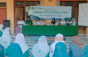 Bersama Puskesmas Giligenting, Fatayat NU Giliraja Gelar Sosialisasi Pencegahan Stunting dan TBC