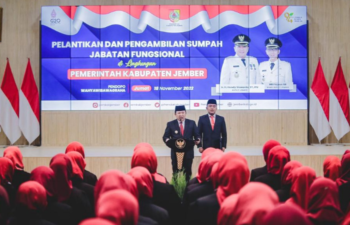 Bupati Jember Lantik 202 Pejabat Fungsional, Berikut Pesannya