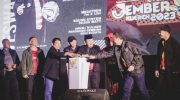Bupati Jember Resmikan Nobar Pesta Bola Piala Dunia di Alun-Alun