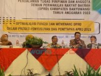 DPRD Banyuwangi Gelar Bimtek, Optimalisasi Fungsi dan Wewenang dalam Proses Penyusunan dan Penetapan APBD 2023