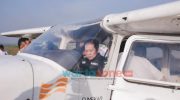 Gunakan Pesawat, Bupati Hendy Tinjau Potensi Bencana dari Langit