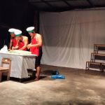 Foto: Penampilan Komunitas Forum Aktor Sumenep (FAS), yang menjadi satu-satunya teater di Madura yang lolos kurasi pada pagelaran Parade Teater Jawa Timur 2022.