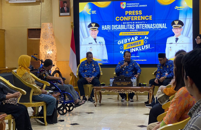 Implementasi Perda Disabilitas, Fasilitas Bagi Difabel Akan Dilengkapi di Wilayah OPD Jember