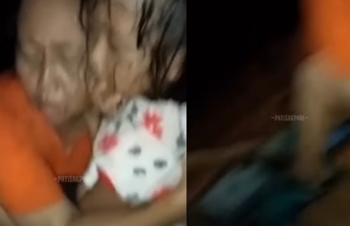 Banjir Datang Malam Hari, Warga Selamatkan Diri Naik ke Atas Genting