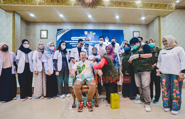 Bupati Hendy Dapatkan Vaksinasi Covid-19 Dosis Keempat