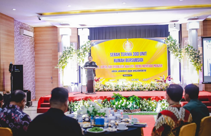 Bupati Jember Hadiri Serah Terima 300 Rumah Subsidi, Sematkan Pesan Jaga Sistem Irigasi