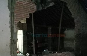 Dampak Gempa Jember, Dinding Dapur Warga Jebol Karena Guncangan