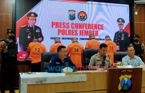 Lima Pengedar Sabu Diringkus Polres Jember, Dua Diantaranya Warga Surabaya