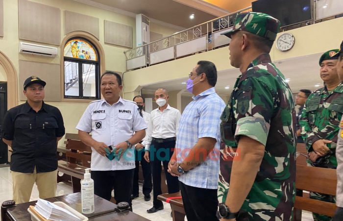 Jelang Nataru, Bupati Jember Bersama Forkopimda Pantau Sejumlah Gereja