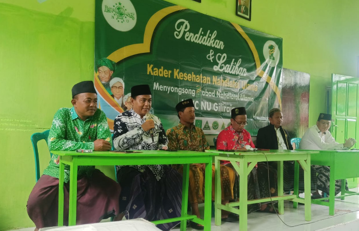 Rangkaian Peringatan 1 Abad NU, MWC NU Giliraja Gelar Diklat Kader Kesehatan