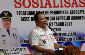 Bupati Jember Sosialisasikan Pengelolaan Dana Bantuan Operasional Pendidikan