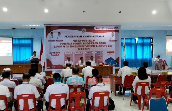 Bupati Nias Resmikan Peluncuran Penerapan IKD Bagi PNS