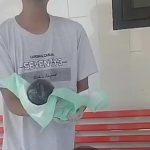 Foto: Penemuan bayi tak berdosa di belakang Puskesmas Batuan Sumenep. Minggu (12 Februari 2023) siang.