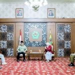 Caption: Bupati Pamekasan saat menerima kunjungan dan sharing bersama Mahasiswa Universitas Muhammadiyah Malang.