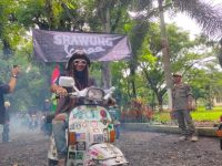 Ratusan Vespa Tumpah Ruah di Kampung Londo Wilayah Selatan Jember