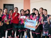 Tim Futsal Putri SMPN 2 Tamanan Sabet Juara Tingkat Kabupaten