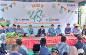 HUT ke-48 Perumdam Tirta Pandalungan Jember, Luncurkan Sedekah Air Untuk Pelanggannya