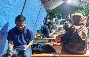 Relawan Swadaya Dirikan Posko Untuk Istirahat Pemudik