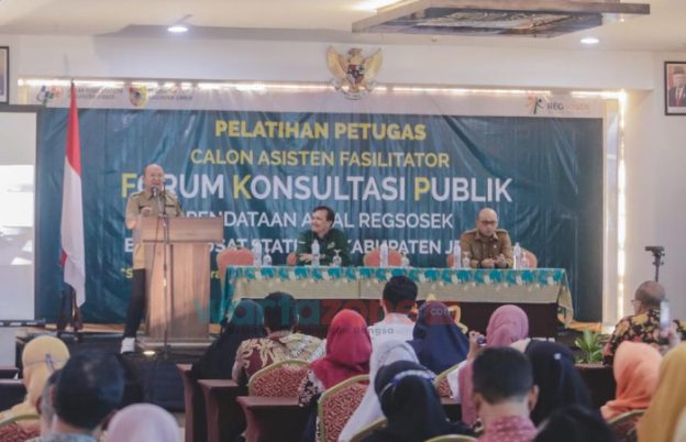 Foto: Pelatihan FKP Regsosek BPS Kabupaten Jember, Selasa (11/4/2023).
