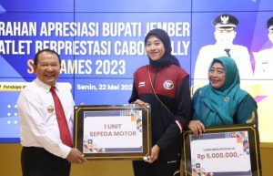 Bupati Jember Sambut Atlet Peraih Medali Perunggu Sea Games 2023