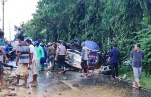 Kecelakaan Tunggal di Jalan Raya Panglegur Pamekasan, Korban Meninggal Dunia
