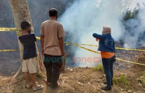 Kobaran Api Lahan Limbah Triplek Belum Padam, Ini Saran Damkar Jember