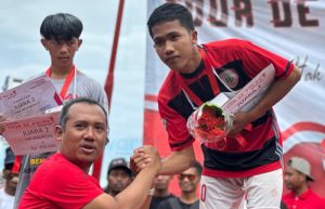 Pendukung Ganjar Pranowo di Pulau Masalembu Gelar Lomba Lari Maraton