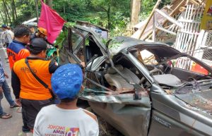Pohon Tumbang Timpa Mobil Panther di Jalur Gumitir, Pengemudi Meninggal di Tempat