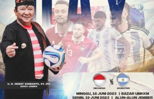 Bupati Hendy Ajak Semua Masyarakat Nobar Timnas di Alun-Alun Jember