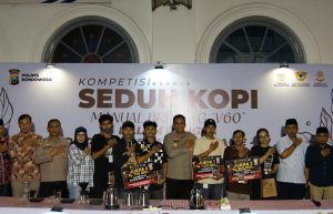 Lewat Kompetisi Seduh Kopi, Polres Bondowoso Kembali Gaungkan BRK