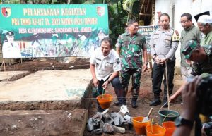 Majukan Desa Klungkung, Pemkab Jember Kolaborasi dengan TNI Melalui TMMD