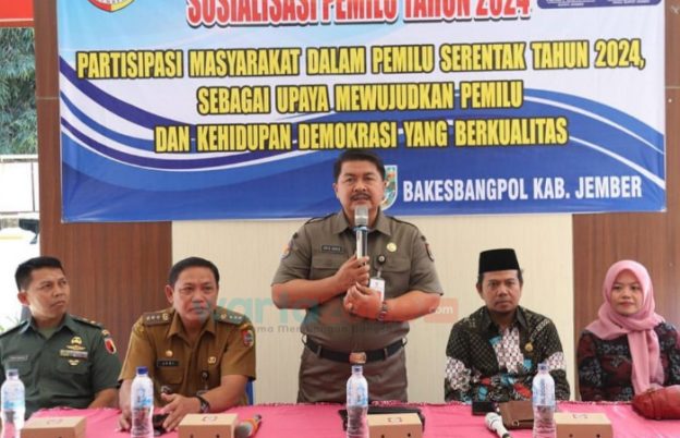 Pemkab Jember Sosialisasi Pemilu 2024, Kabakesbangpol: Masyarakat Sangat Antusias