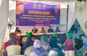 Brantas Rokok Ilegal, Satpol PP Bondowoso Gelar Sosialisasi