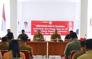 Kukuhkan Panitia HUT Kemerdekaan RI ke-78, Berikut Pesan Wabup Nias