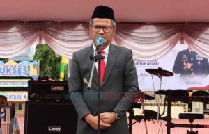 Peringatan HUT Bhayangkara Ke-77, Bupati Nias Ajak Tingkatkan Sinergitas