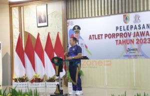 Lepas Ratusan Atlet Dalam Even Porprov ke VIII, Bupati Jember Optimis Perbaiki Peringkat
