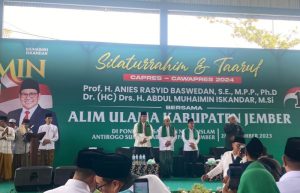 Gelar Safari Politik, Pasangan Capres dan Cawapres Anies-Muhaimin Minta Dukungan ke Kiai se Kabupaten Jember