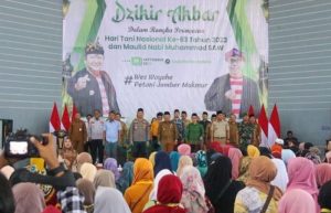Ribuan Petani di Jember Hadiri Dzikir Akbar Dalam Rangka Hari Tani Nasional ke-63
