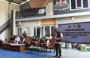 Satpol PP Pamekasan Gelar Sosialisasi UU Bidang Cukai di PR Ayunda