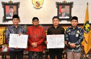 Penandatanganan NPHD, Pemkab Sumenep Gelontorkan Dana Rp 94 Miliar Untuk Pemilu 2024