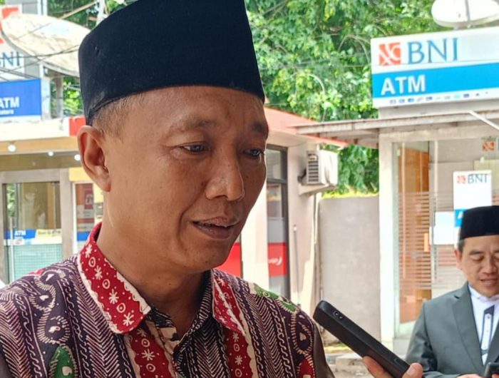 Foto: Ketua Bawaslu Jawa Timur, A Warits saat menghadiri Tadarus Pemikiran Hadratussyeikh KH Muhammad Hasyim Asy'ari yang digelar PCNU Sumenep di Aula Kemenag Sumenep, Minggu, (28 Januari 2024).