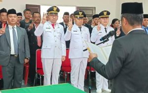 Lantik Pejabat Administrator dan Pejabat Fungsional, Bupati Nias: Jaga Netralitas dalam Pemilu