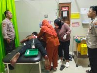 Foto: Korban saat mendapat penanganan medis di RSD Balung Jember.