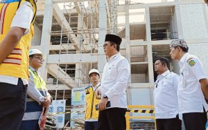 Sidak Pembangunan Gedung Baru DPRD Sumenep, Hamid Ali Munir Minta Pembangunan Dikebut